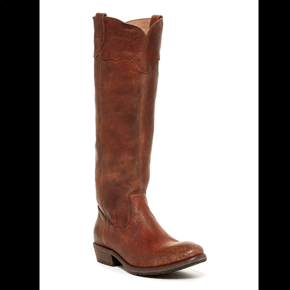Frye Carson Lug Distressed Boots